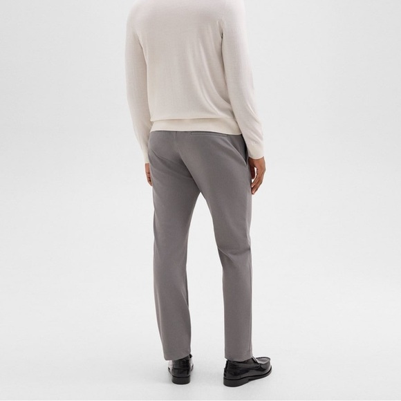Theory Men’s Zaine Pant in Precision Ponte in Grey Size 40 - Picture 2 of 9